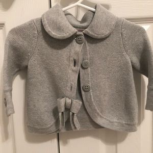 Janie And Jack Bow Sweater Cardigan